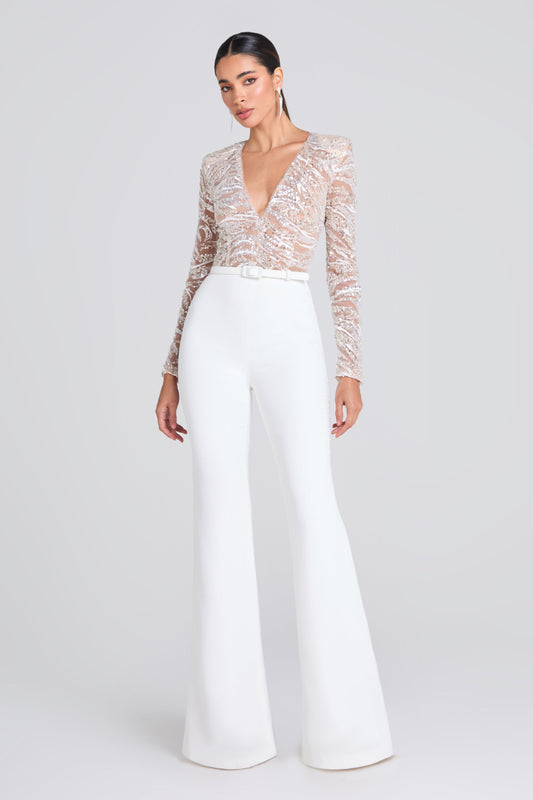 Alexa Weißer Jumpsuit