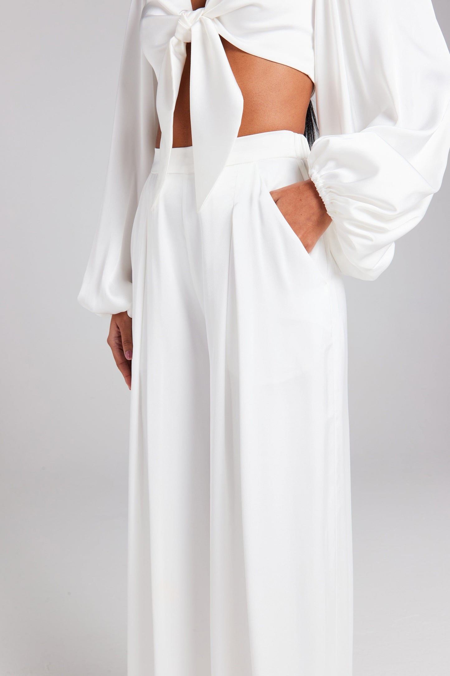 NADINE MERABI Trousers Daniella White Trousers