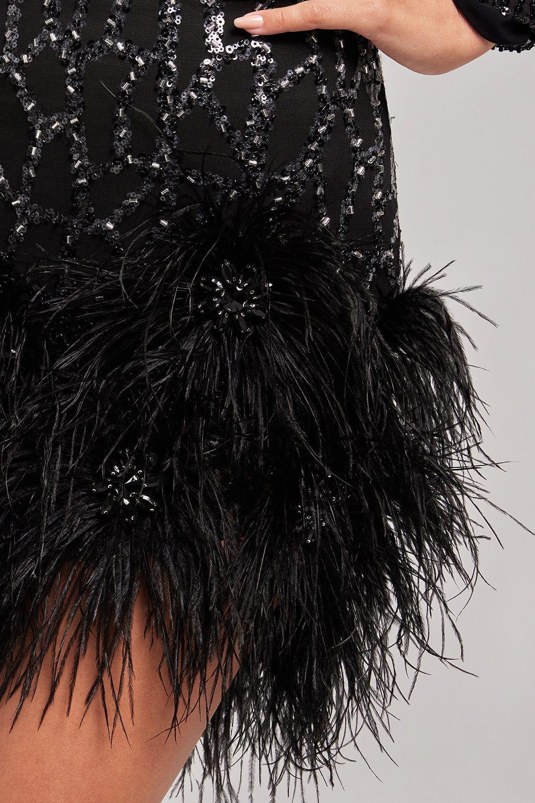 NADINE MERABI Dresses Lexi Black Dress