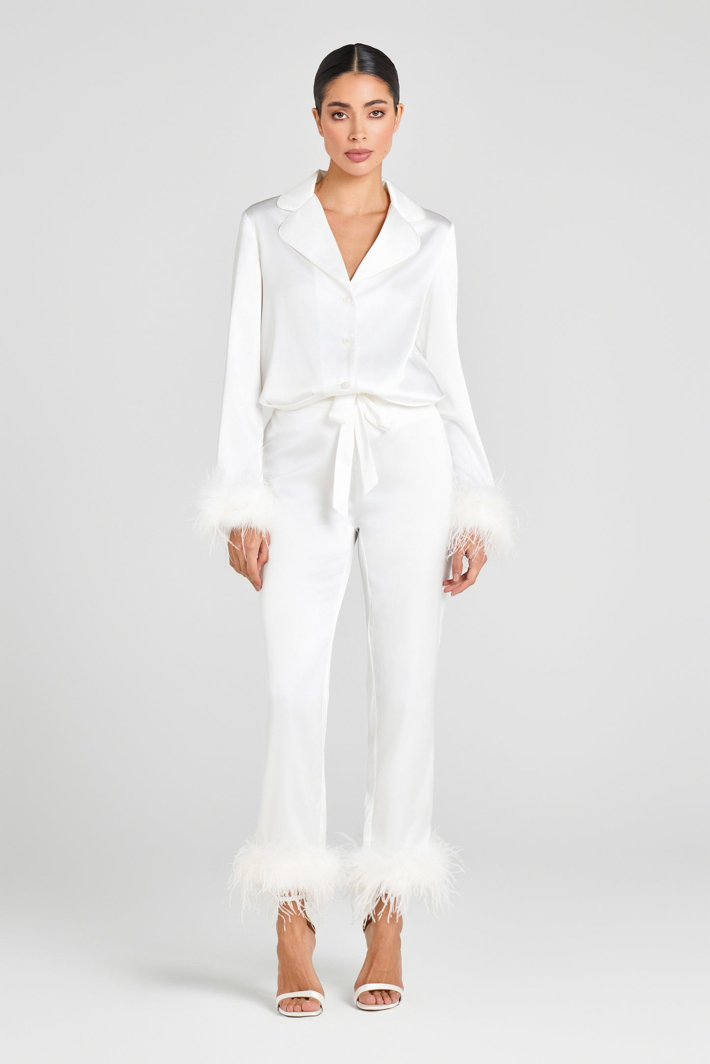 Darcie White Pyjamas