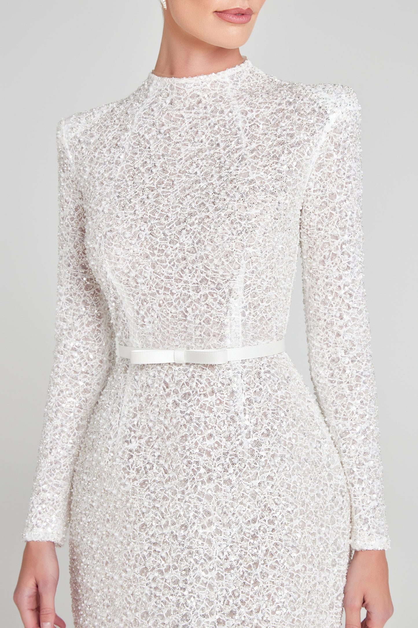 NADINE MERABI Dresses Edie White Dress