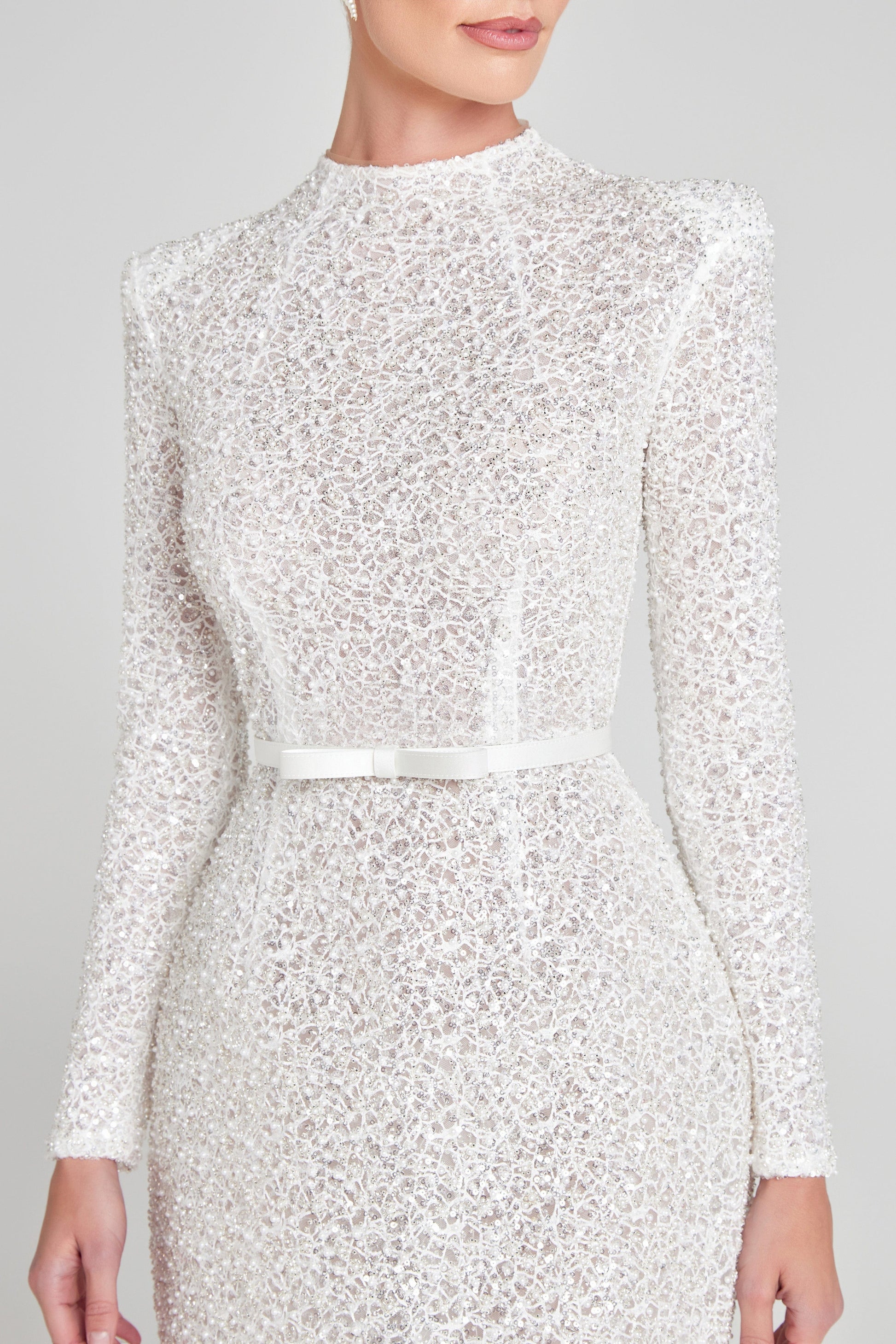 NADINE MERABI Dresses Edie White Dress