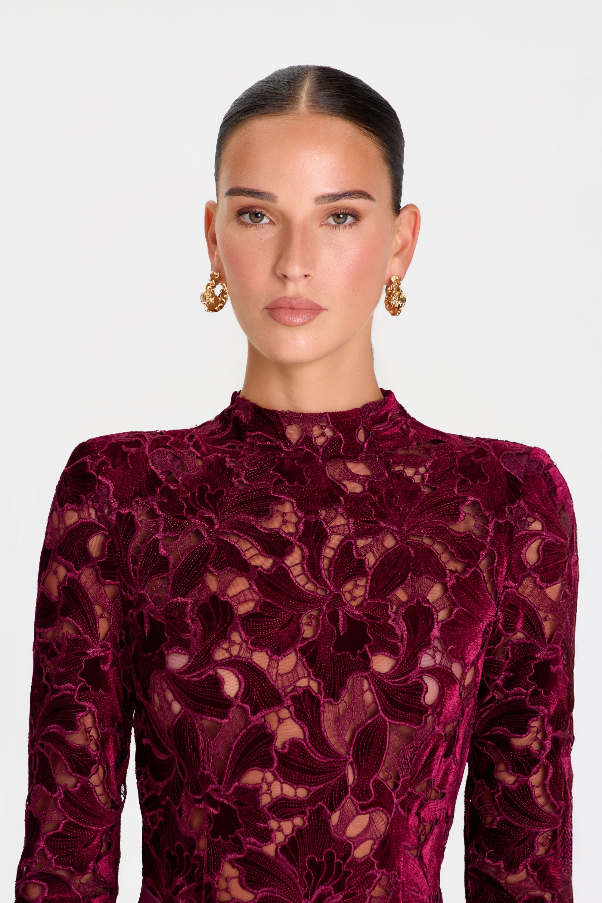 ELEANOR BURGUNDY JUMPSUIT