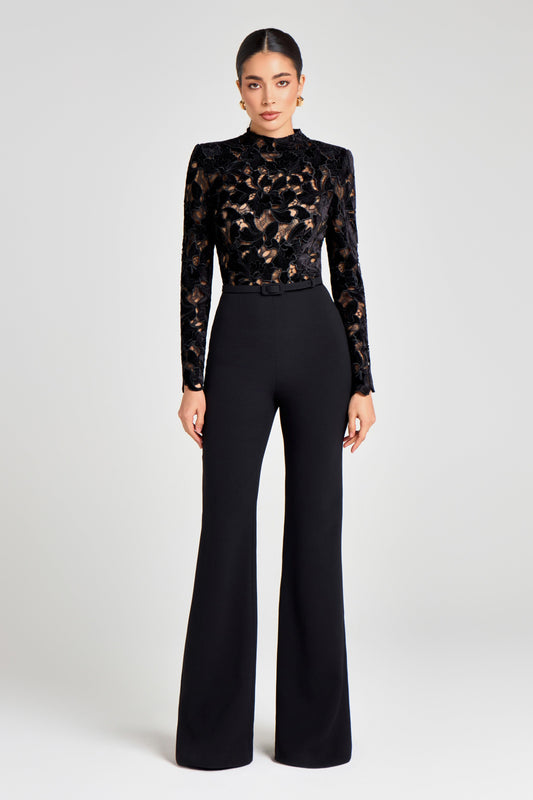 Eleanor Schwarzer Jumpsuit