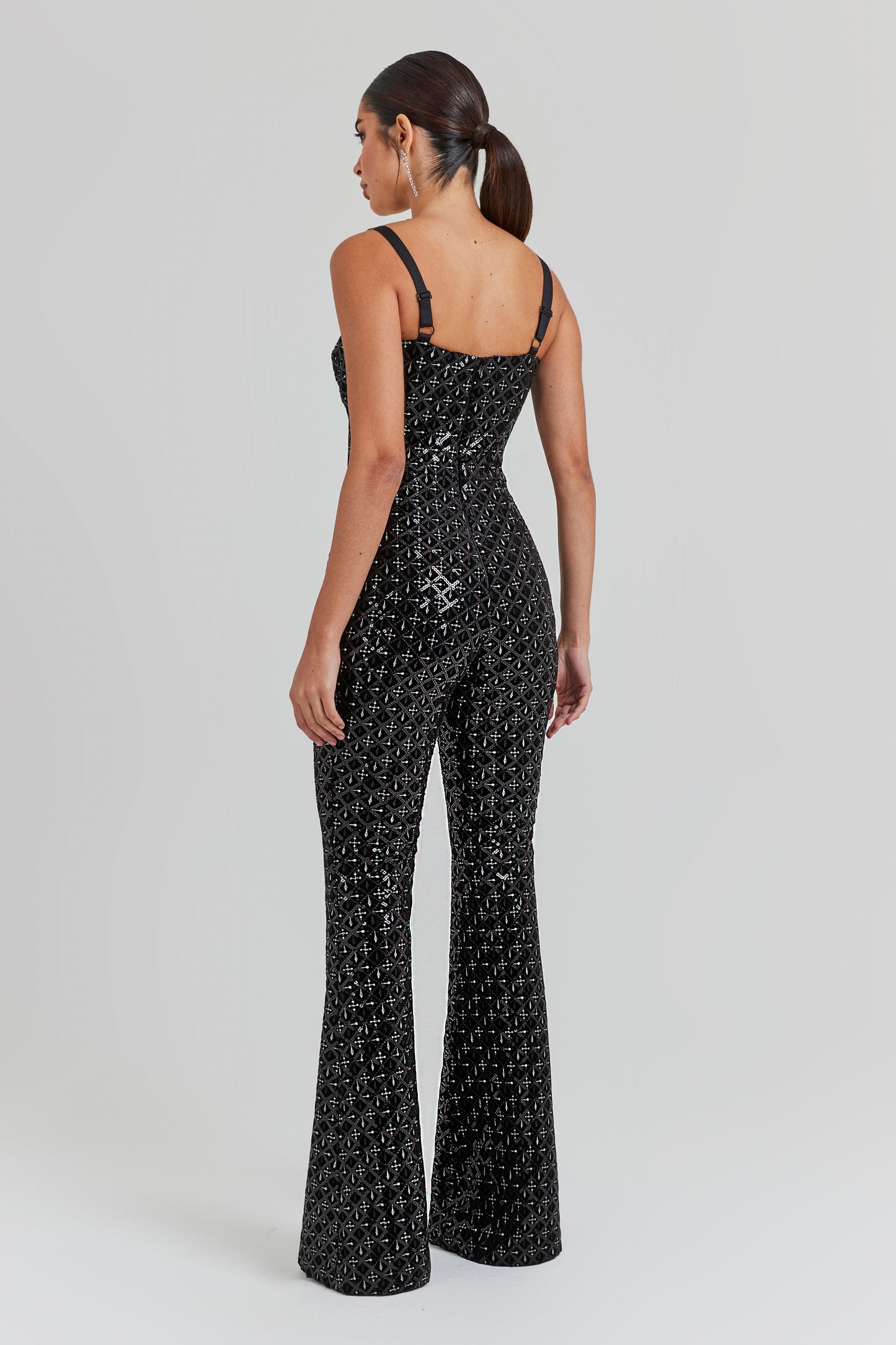 NADINE MERABI Jumpsuits Hailey Black Jumpsuit