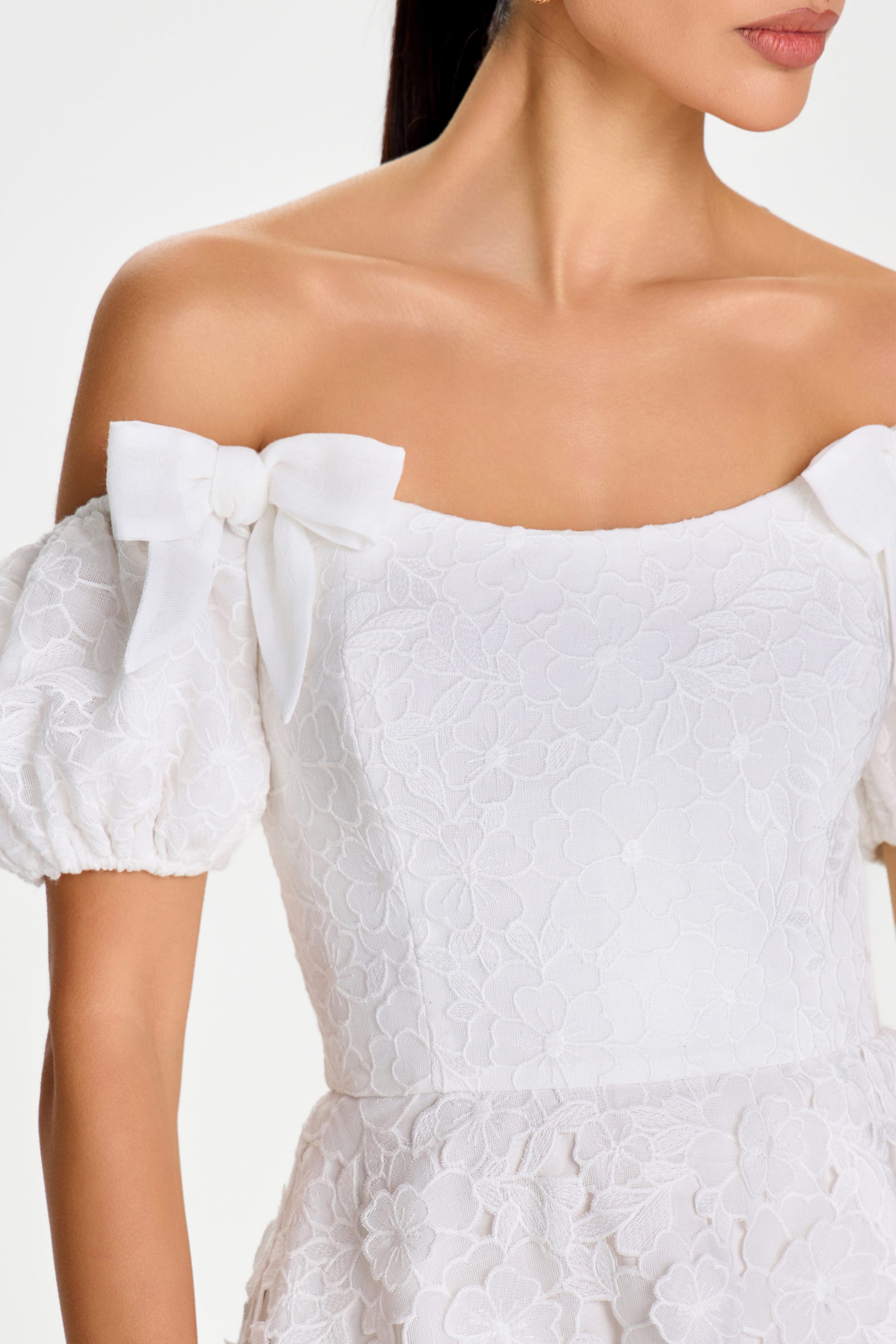 MIDI Dresses HANNAH WHITE DRESS