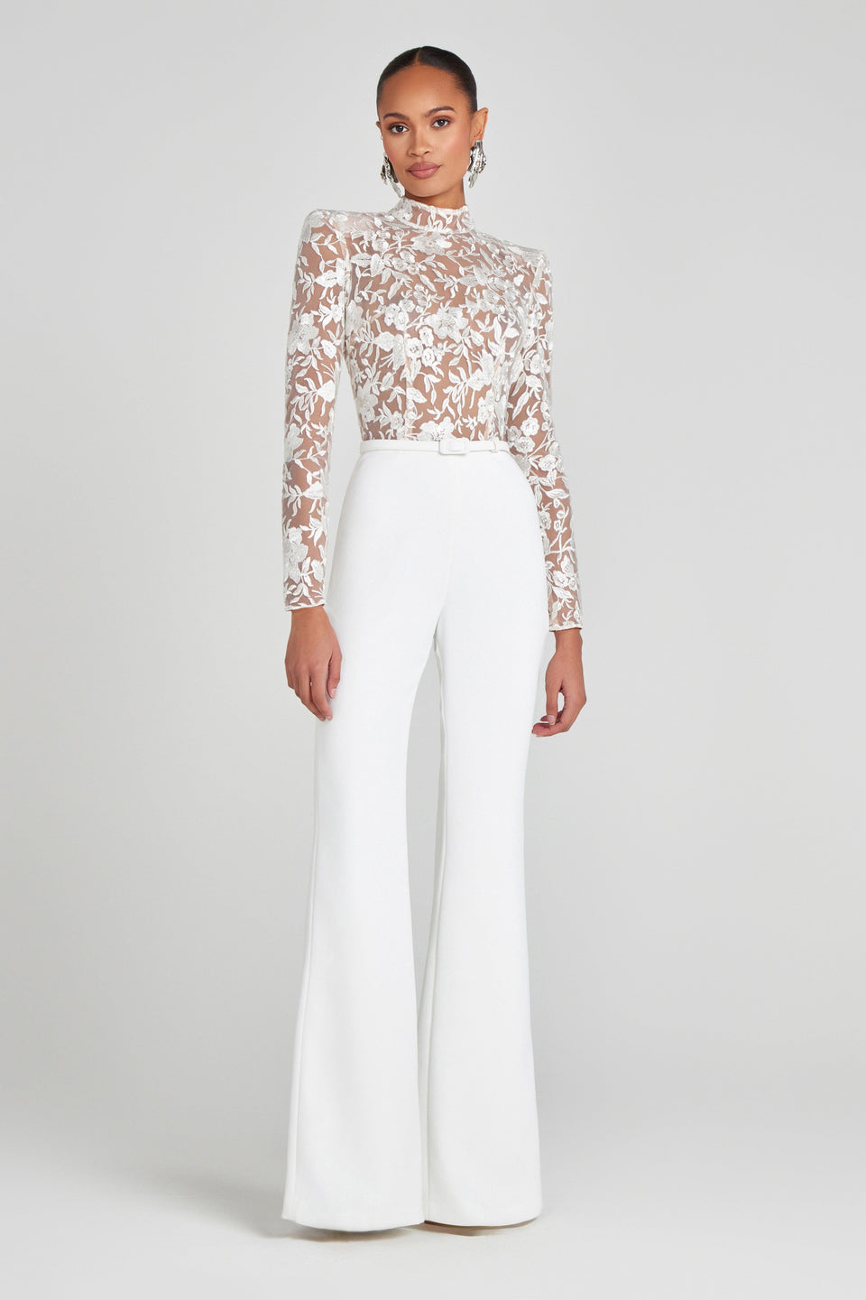 NADINE MERABI Jumpsuits Joanna White Jumpsuit