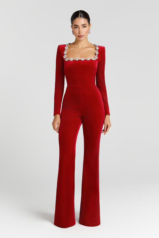 Kimberly Roter Jumpsuit