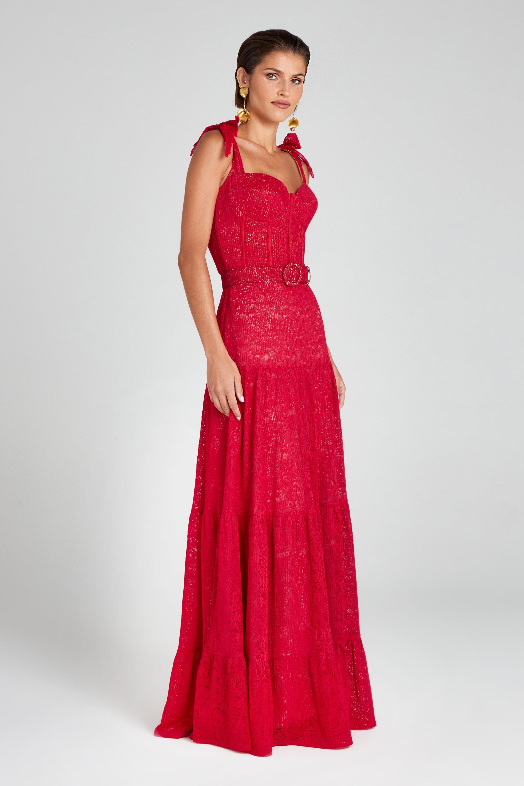 Nadine Merabi Dresses Miranda Red Dress