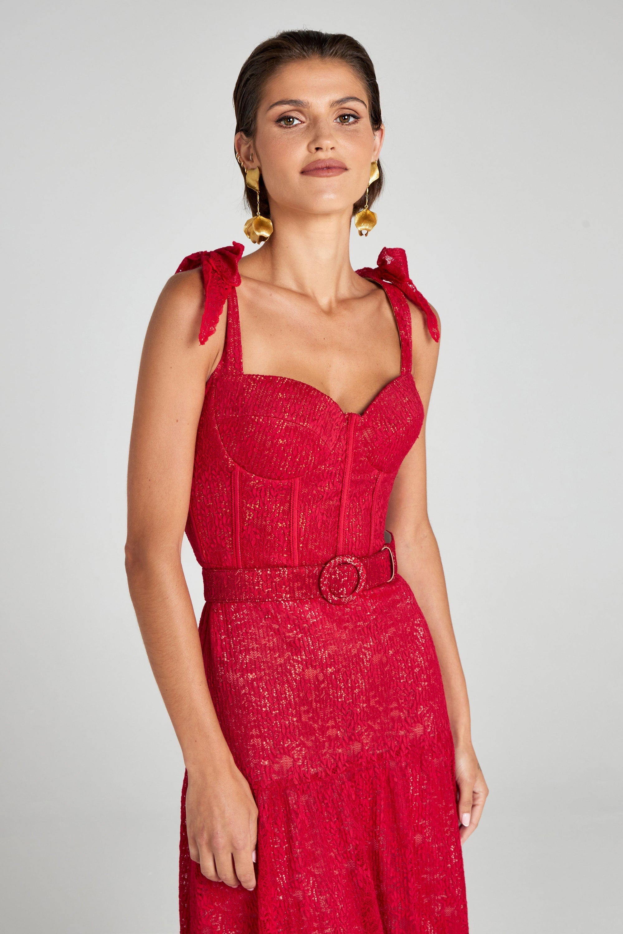 Nadine Merabi Dresses Miranda Red Dress
