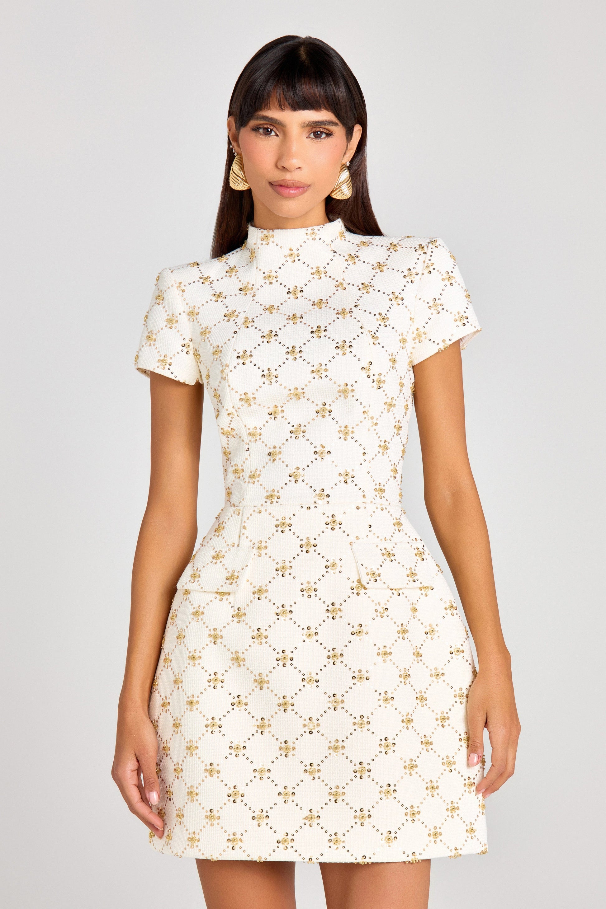 NADINE MERABI Dresses Morgan Ivory Dress