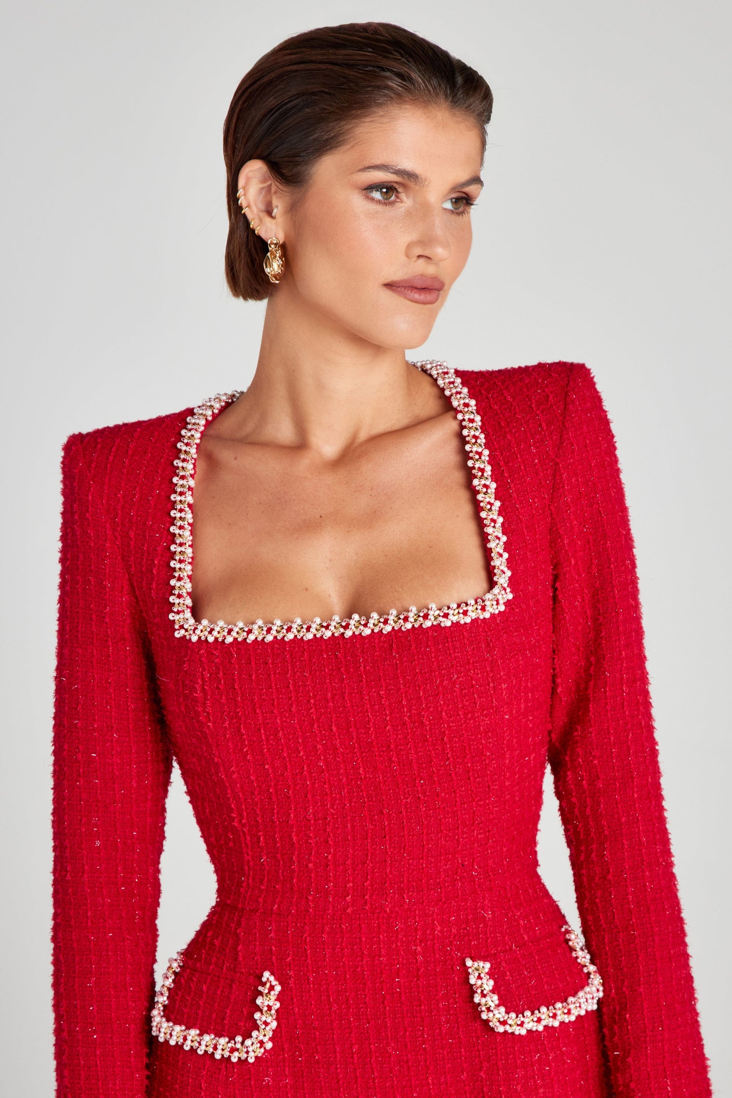 Natalie Rotes Kleid