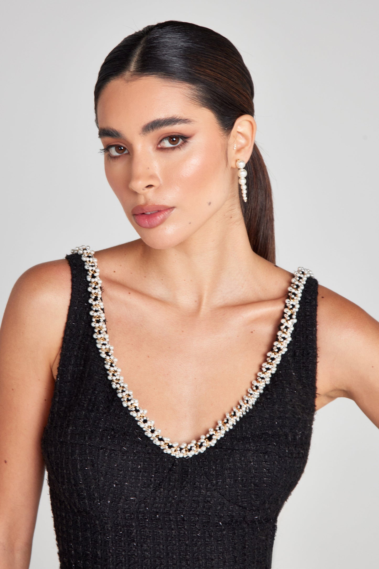 Penelope Schwarzes Kleid
