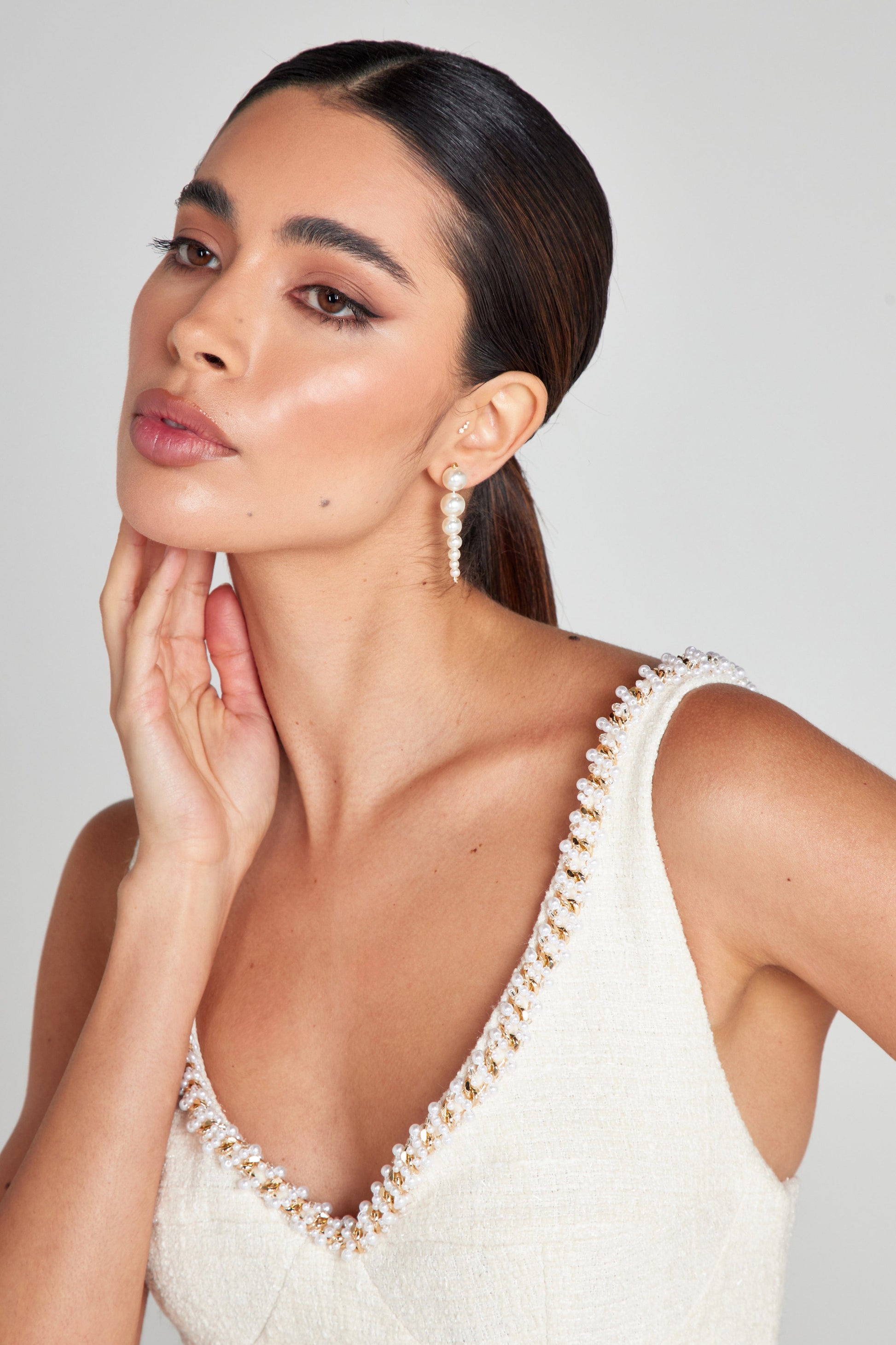 NADINE MERABI Dresses Penelope Ivory Dress