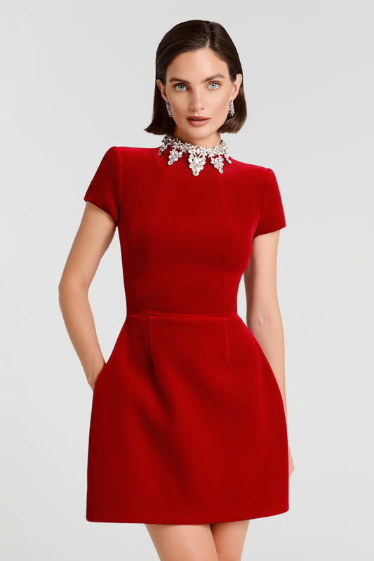 Regan Rotes Kleid
