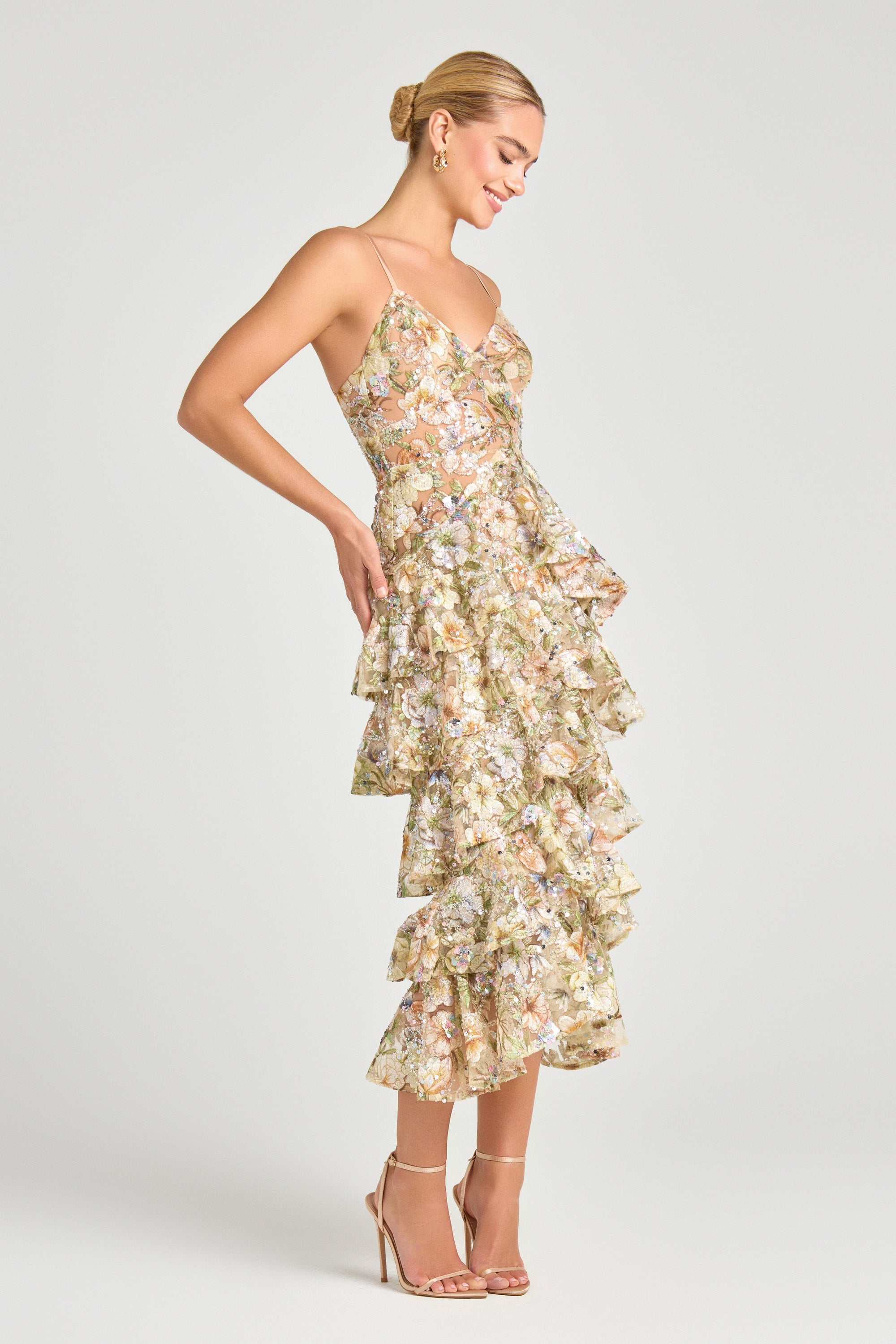 NADINE MERABI Dresses Saffron Floral Dress
