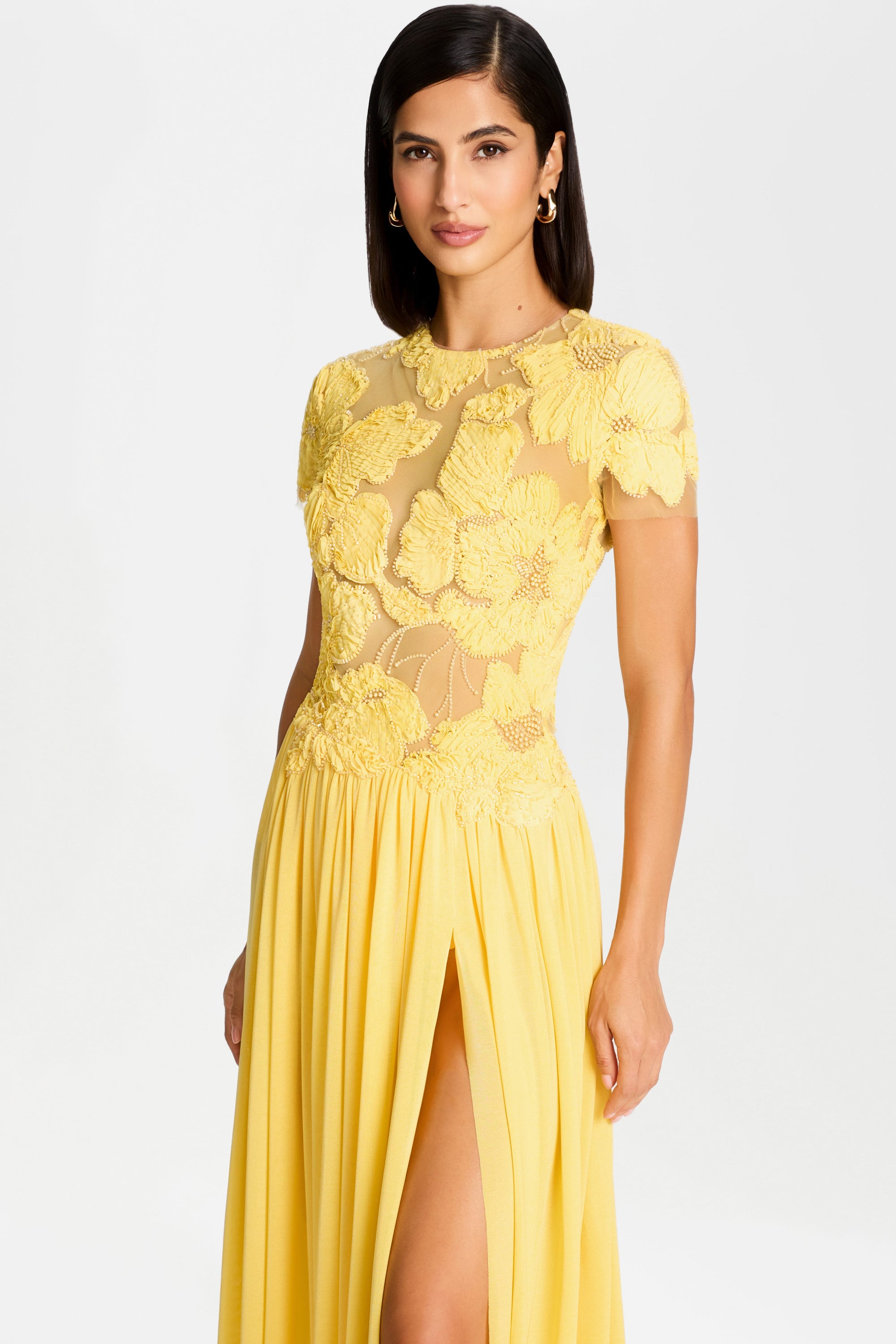 NADINE MERABI Dresses Sloane Yellow Dress