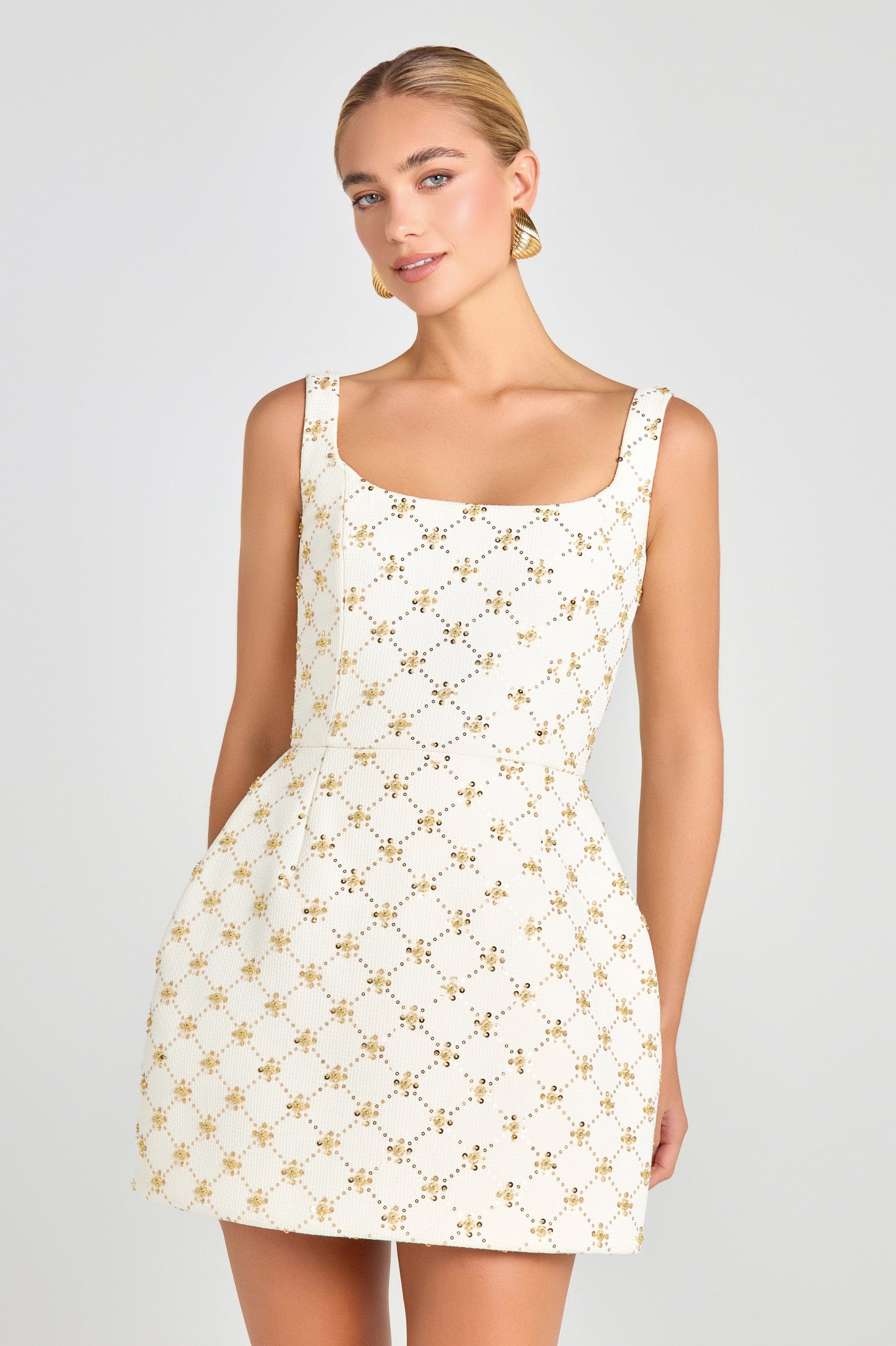 NADINE MERABI Dresses Sofia Ivory Dress