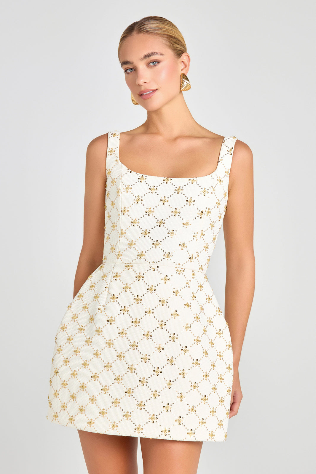 NADINE MERABI Dresses Sofia Ivory Dress