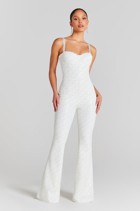 Hailey Weißer Jumpsuit