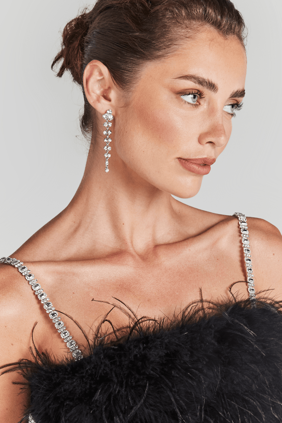NADINE MERABI Tops Kara Black Top