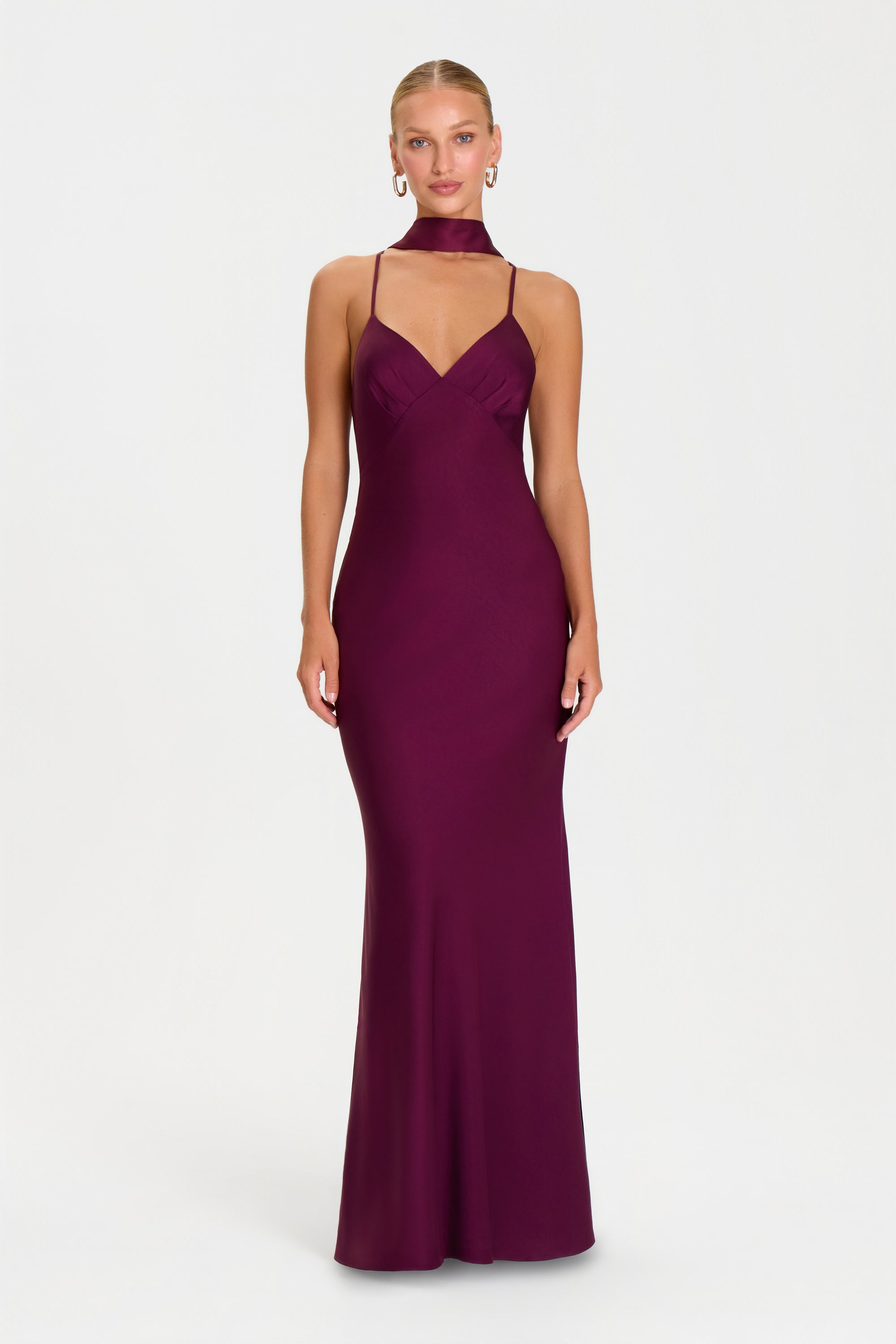 Maddison Bordeaux Kleid