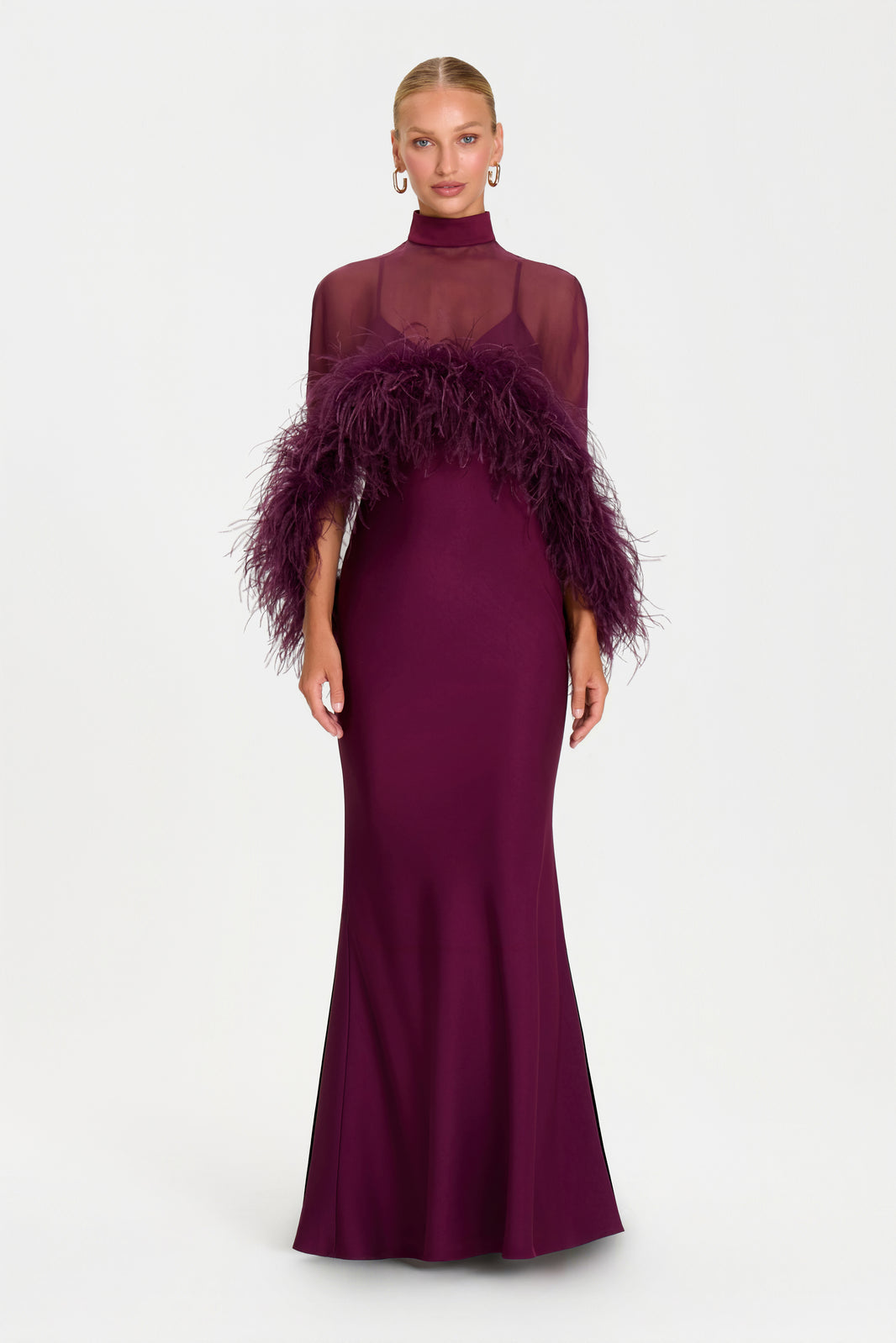 Maddison Bordeaux Kleid