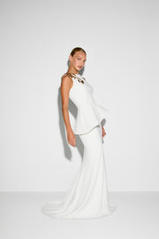 Jupe longue blanche Carolina