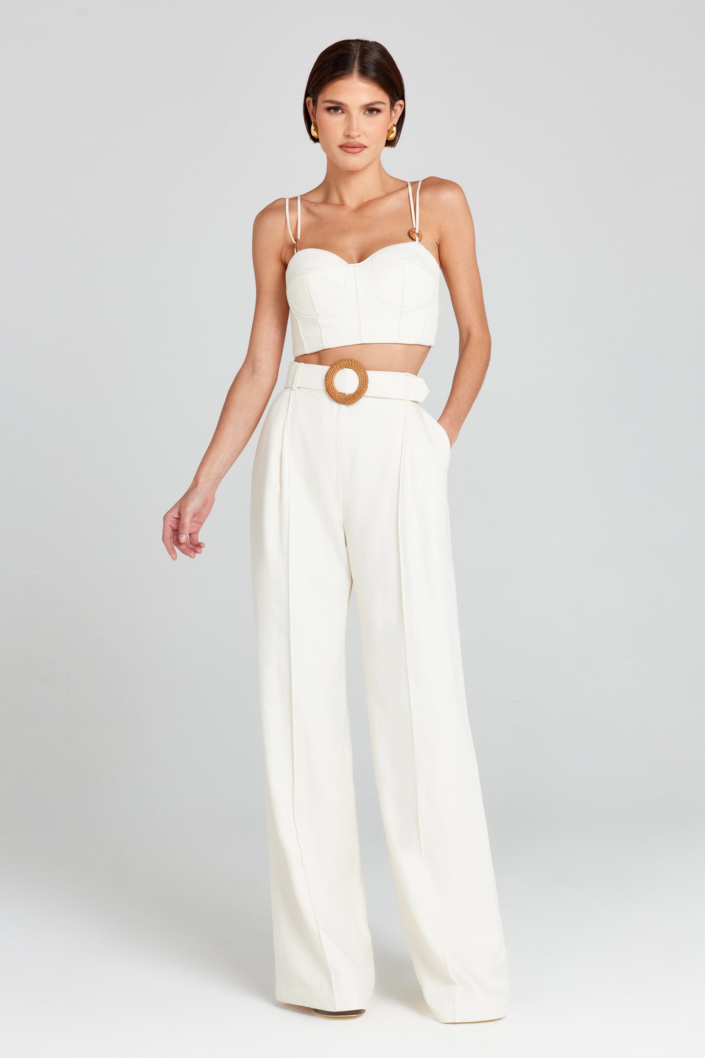 Claudia White Trousers