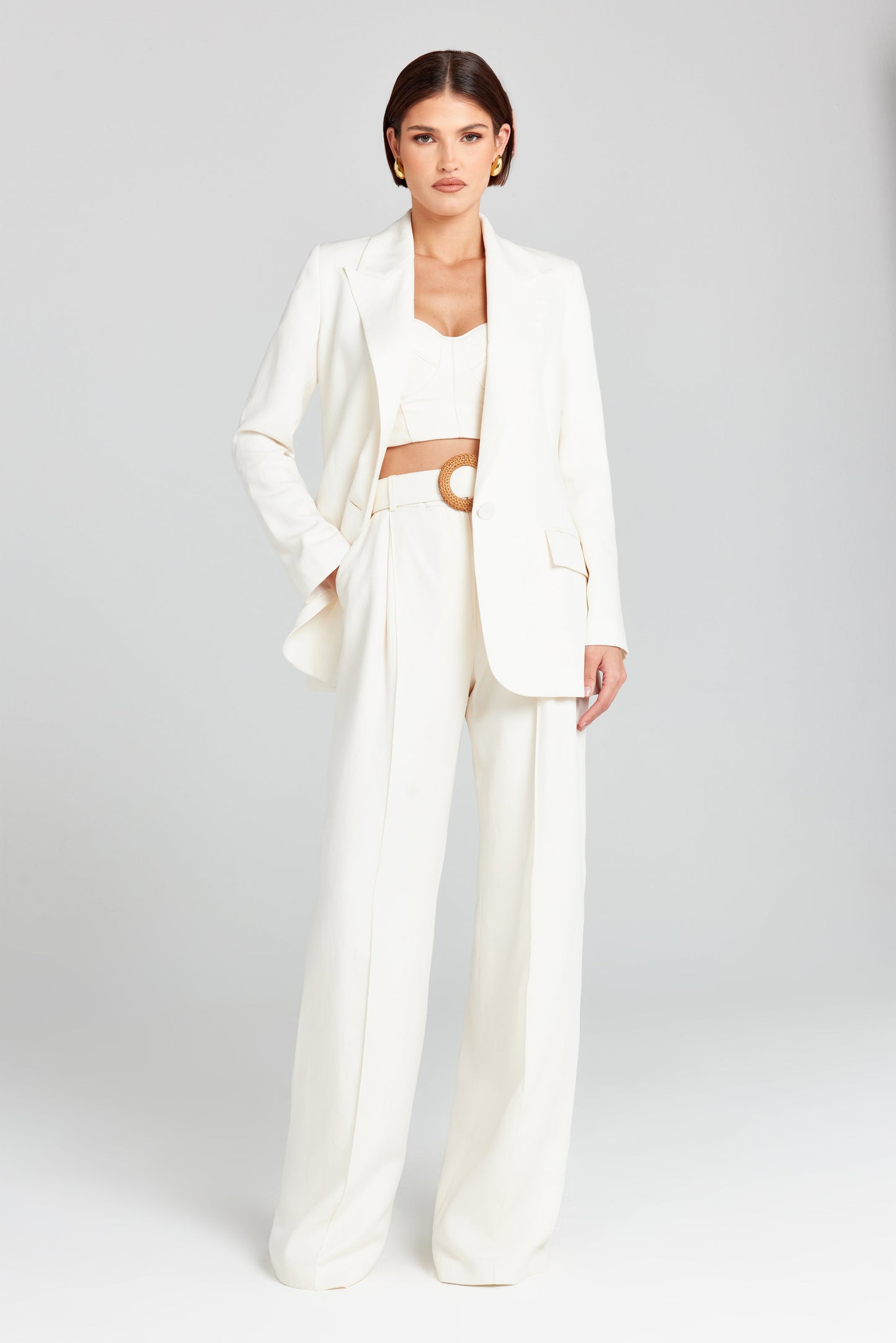 Claudia White Trousers