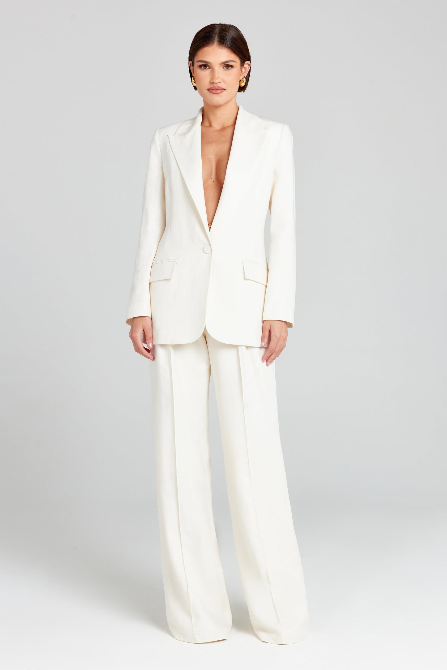 Claudia Weißer Blazer