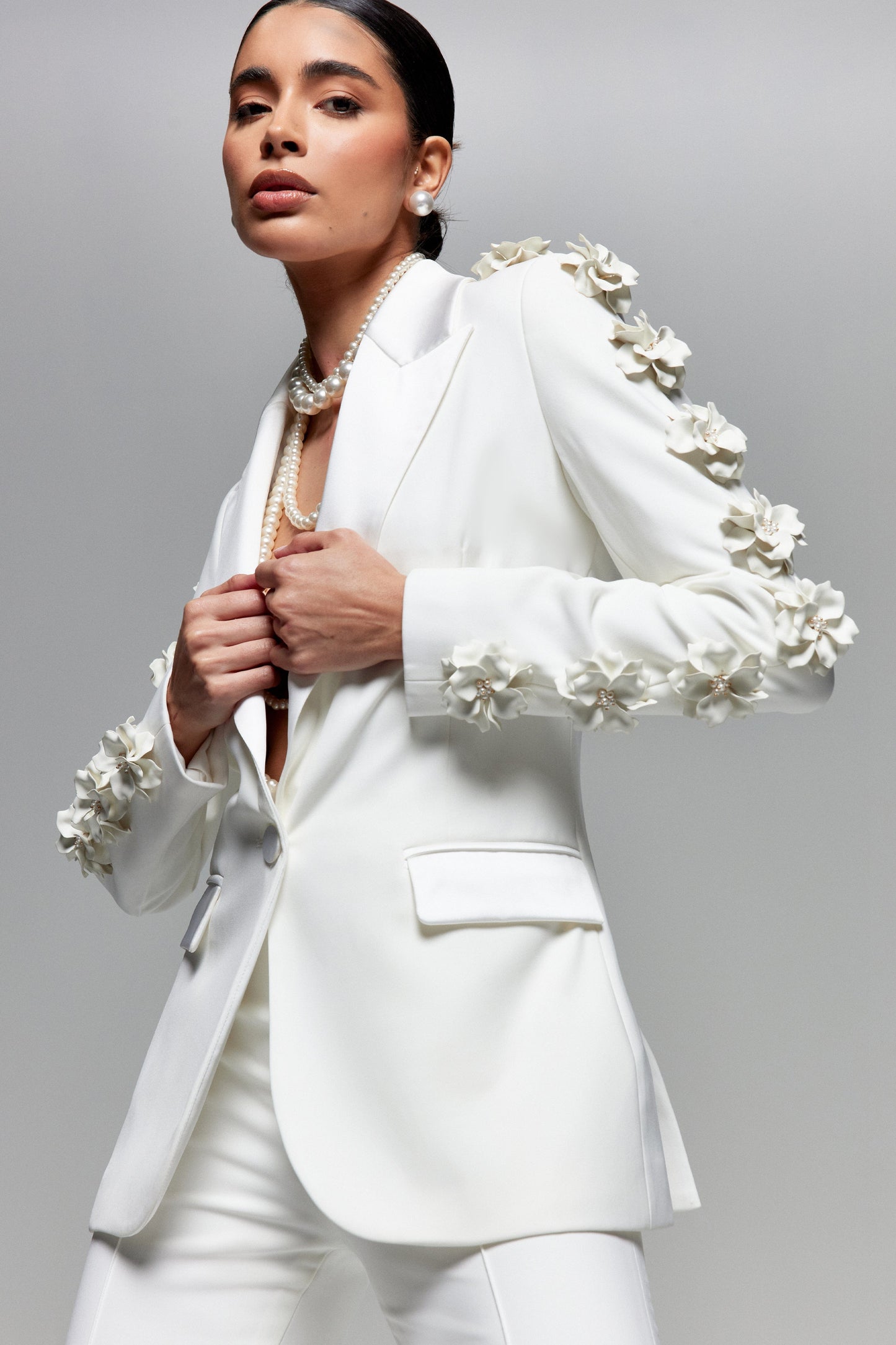 Leonie Weißer Blazer