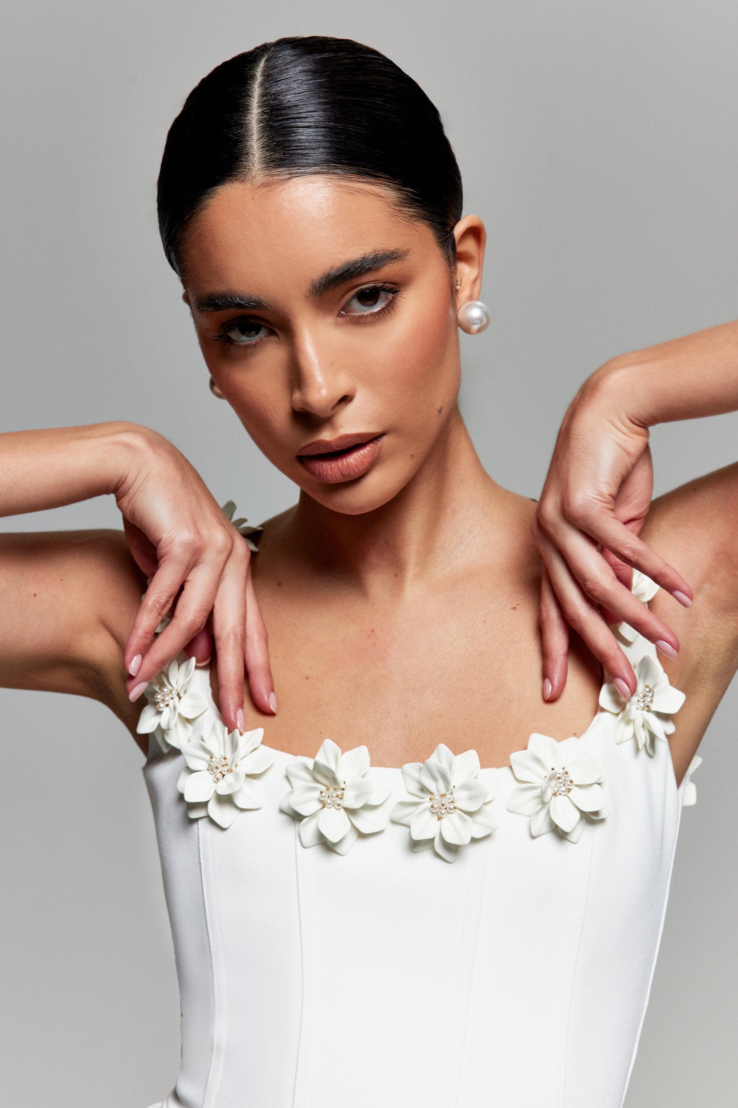 NADINE MERABI Dresses Cindy White Dress