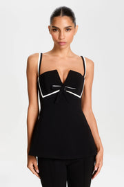 TOP Tops Anais Black Top