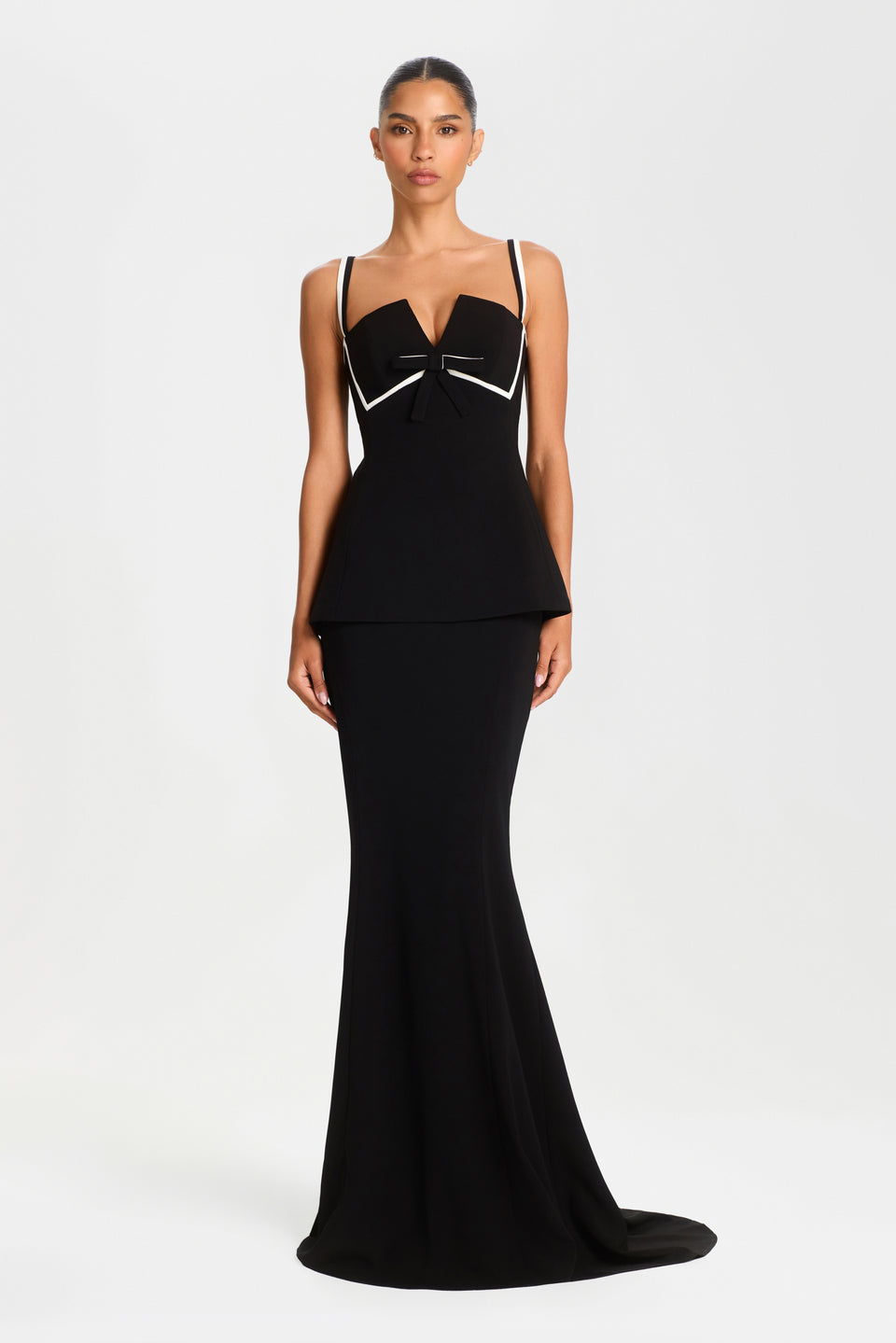 Jupe longue noire Carolina