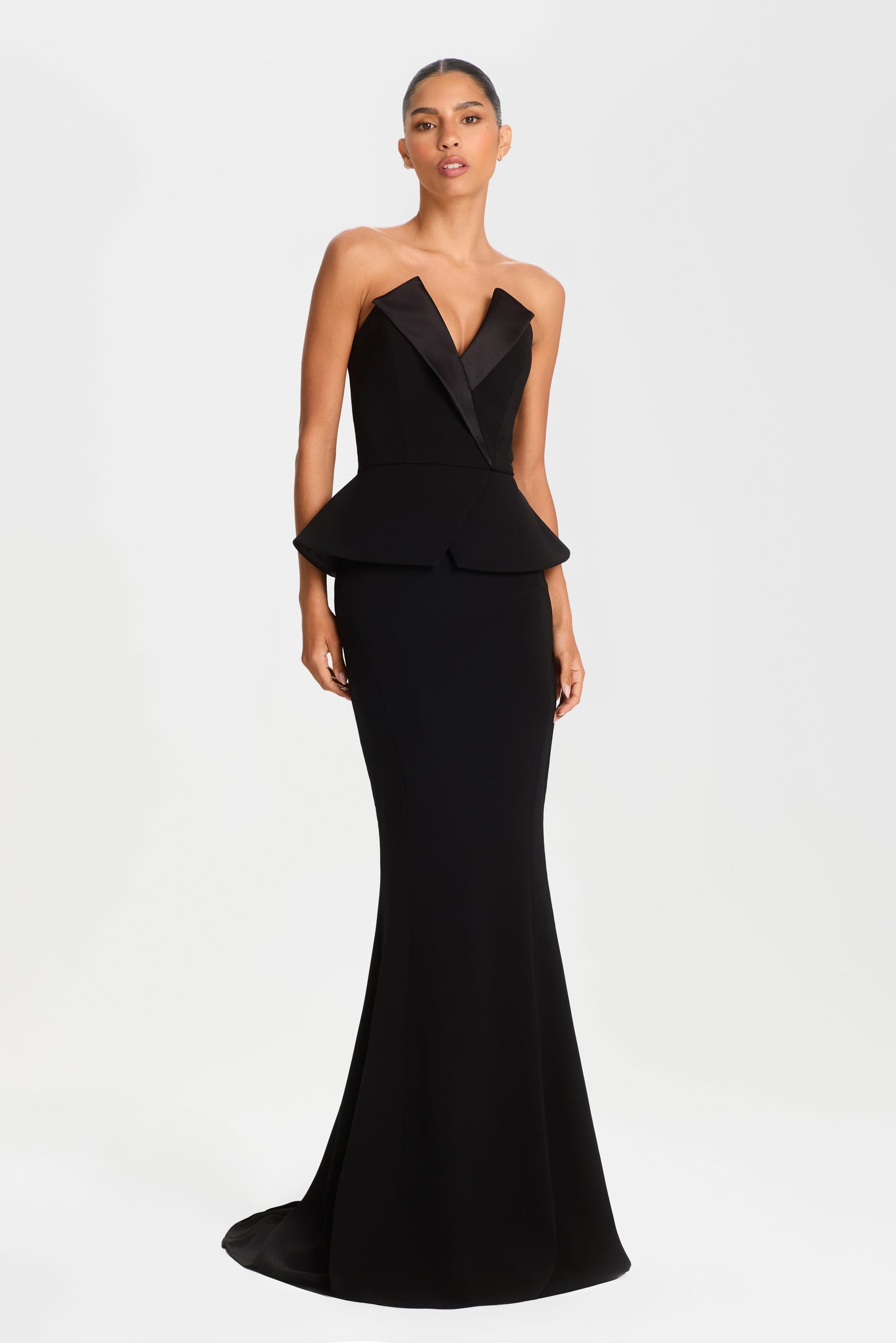 NADINE MERABI Skirts Carolina Black Maxi Skirt