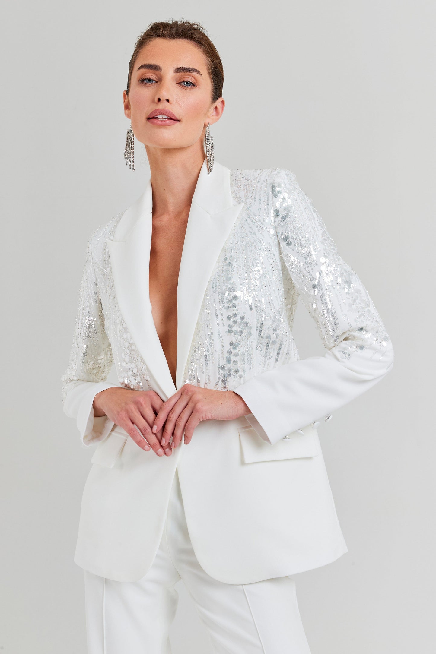 NADINE MERABI Blazer Lucille White Blazer