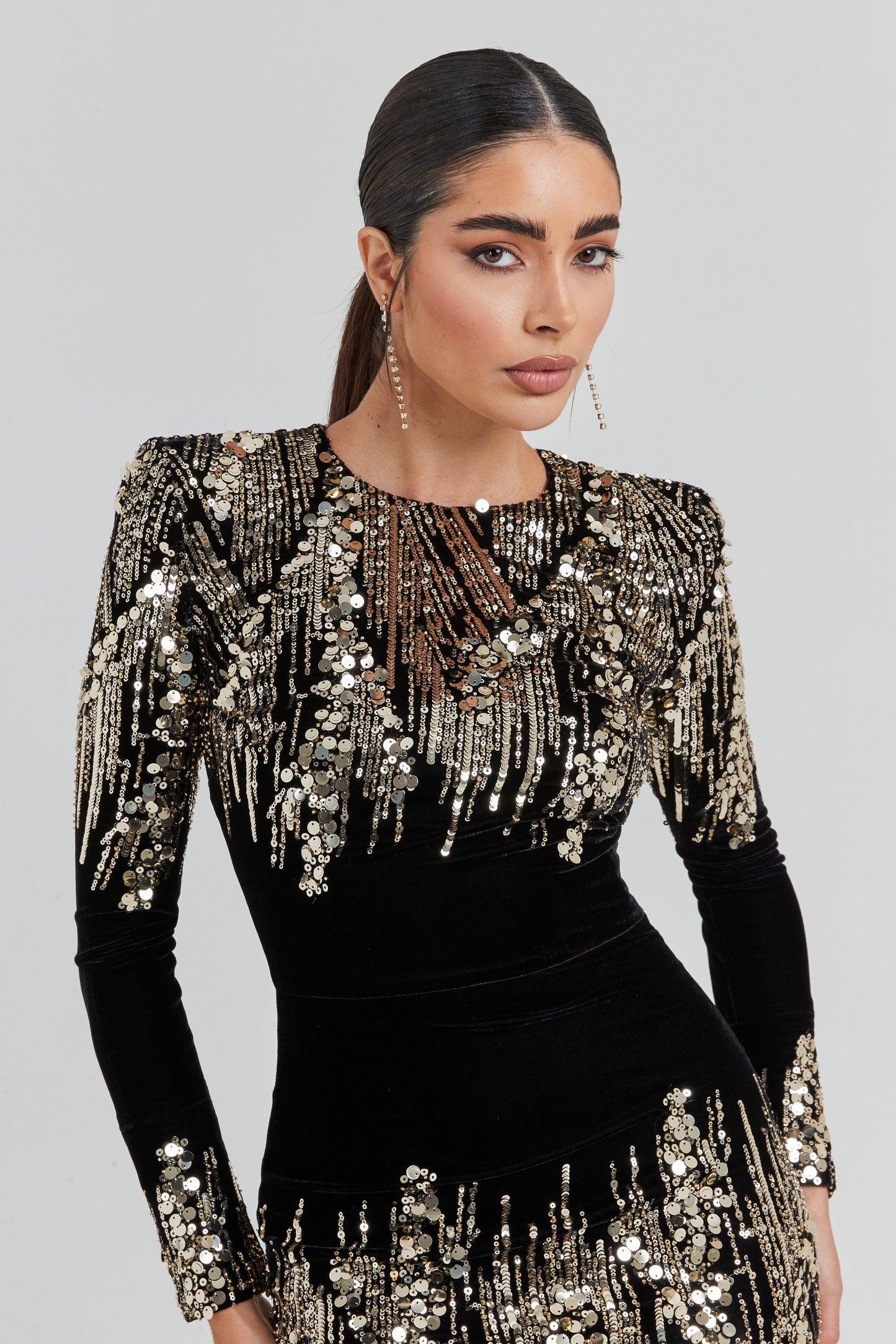 NADINE MERABI Dresses Kyra Black Dress