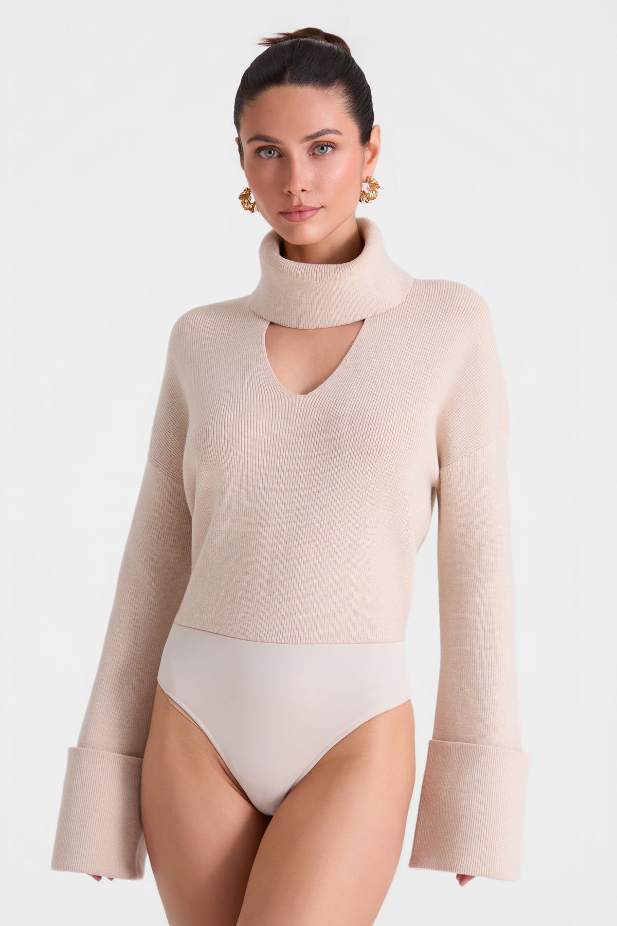 Amber Stone  Knit Bodysuit