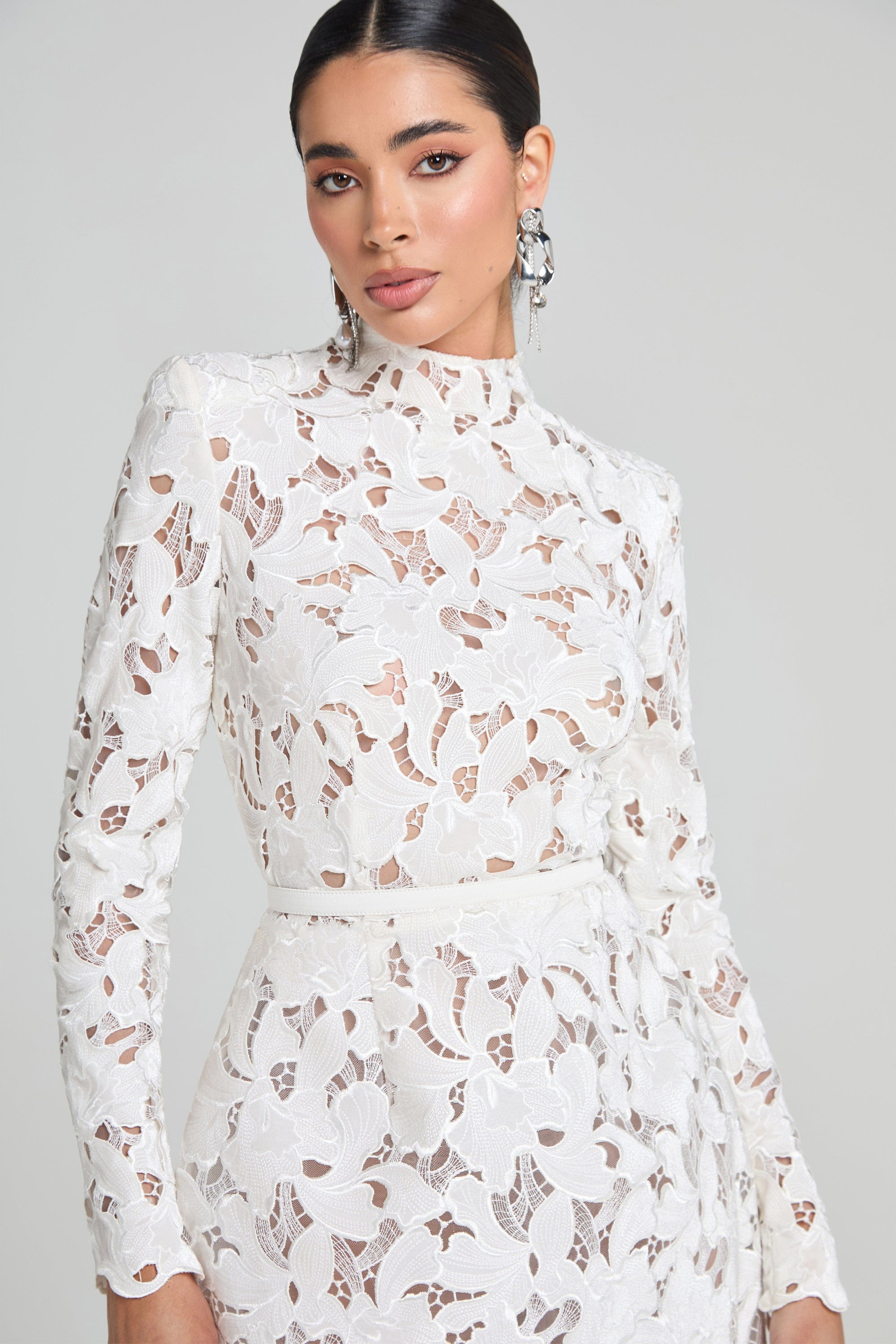 NADINE MERABI Dresses Lydia White Dress