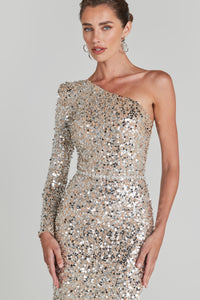 Adriana Metallic Dress
