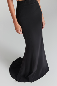 Carolina Black Maxi Skirt