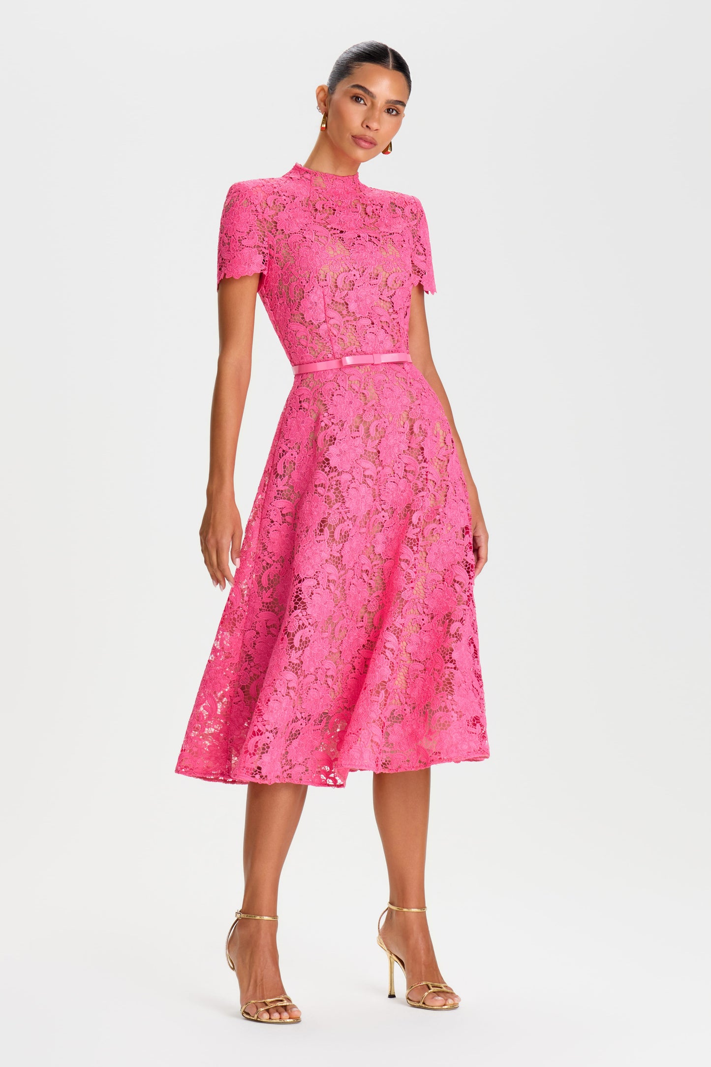 MIDI Dresses KATE PINK DRESS