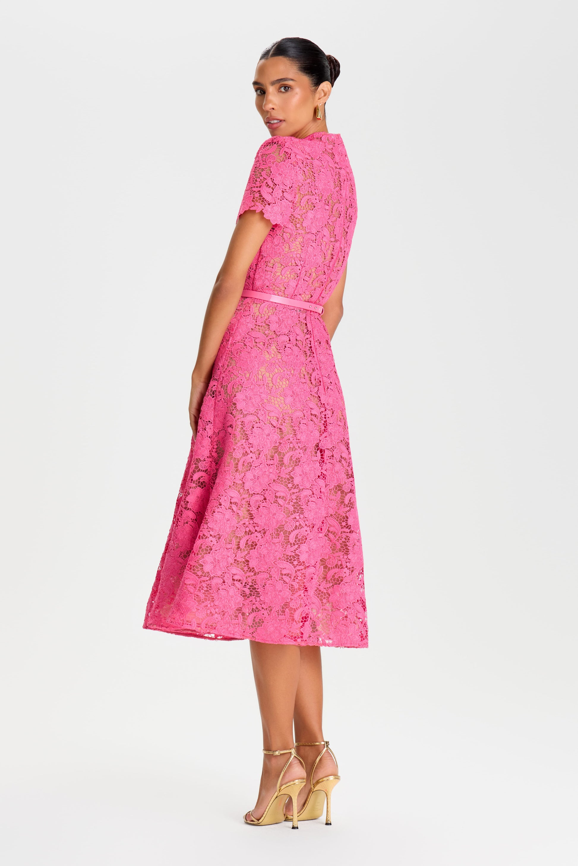 MIDI Dresses KATE PINK DRESS