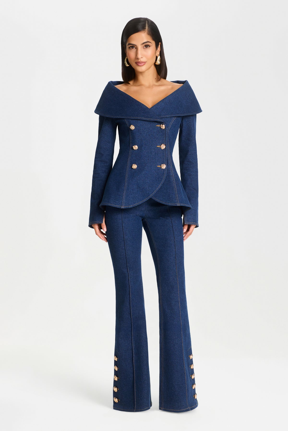 Kendra Dark Denim Trousers