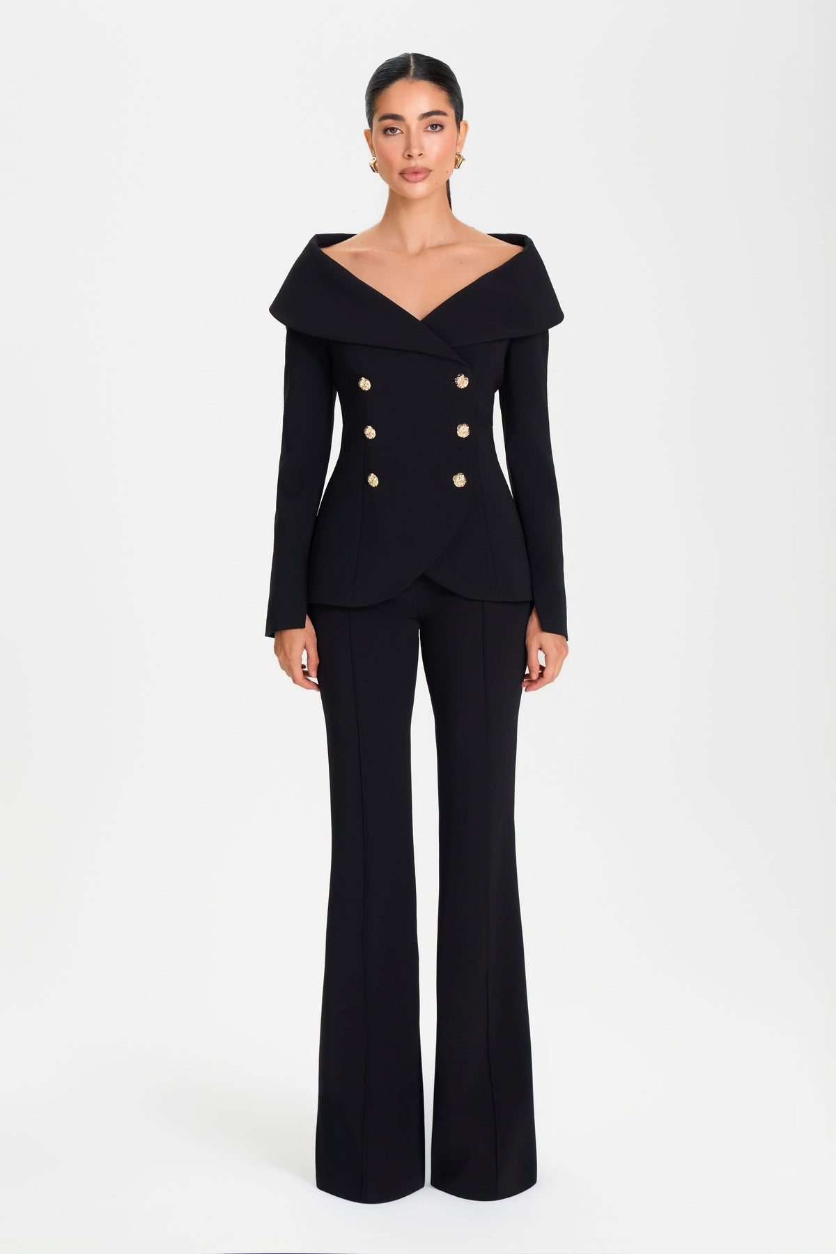 TOP Tops Abigail Black Top