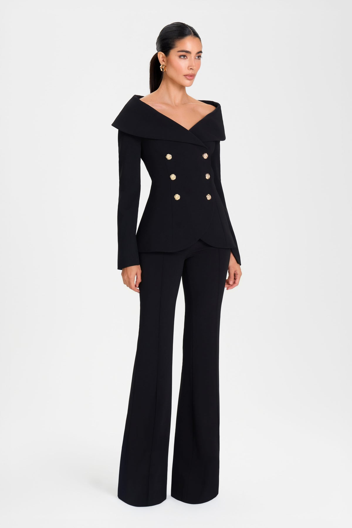 TOP Tops Abigail Black Top