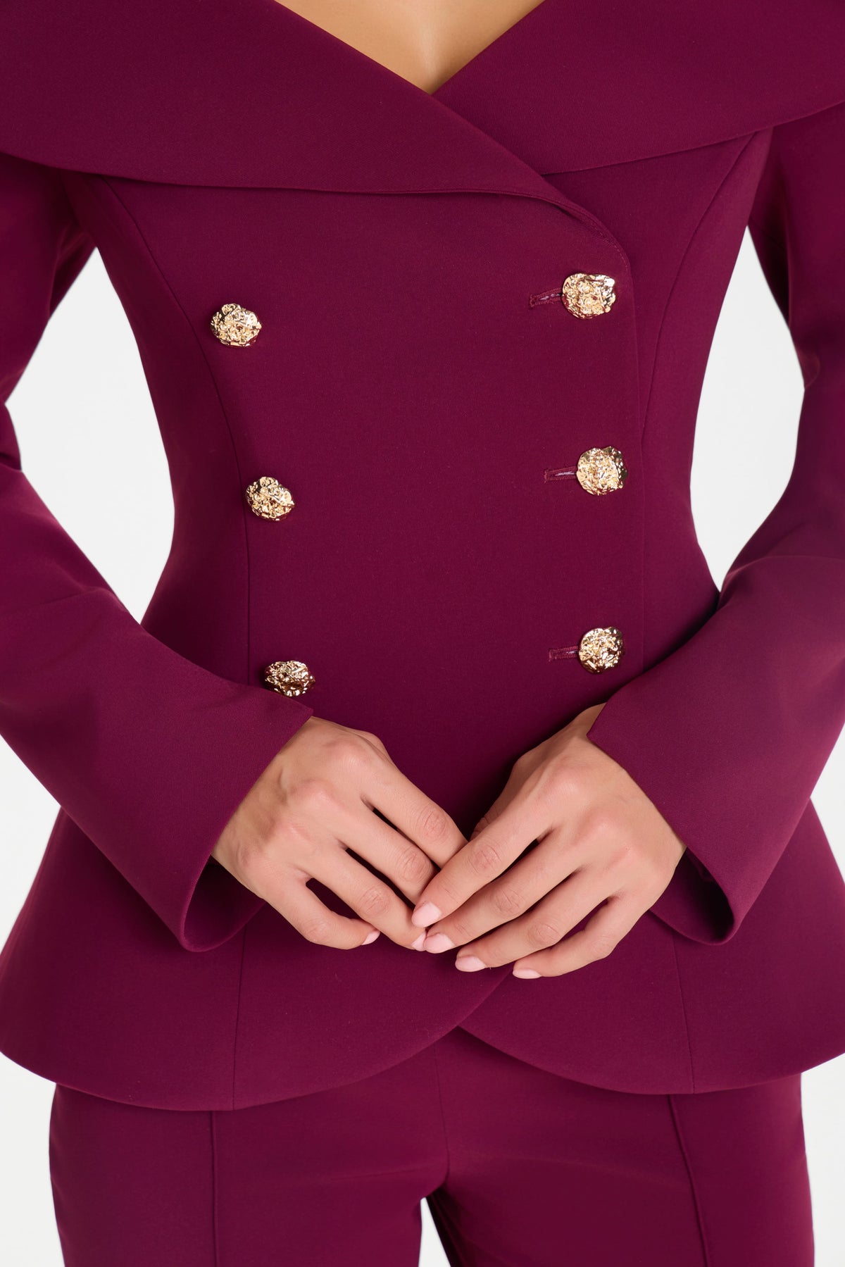 TOP Tops Abigail Burgundy Top