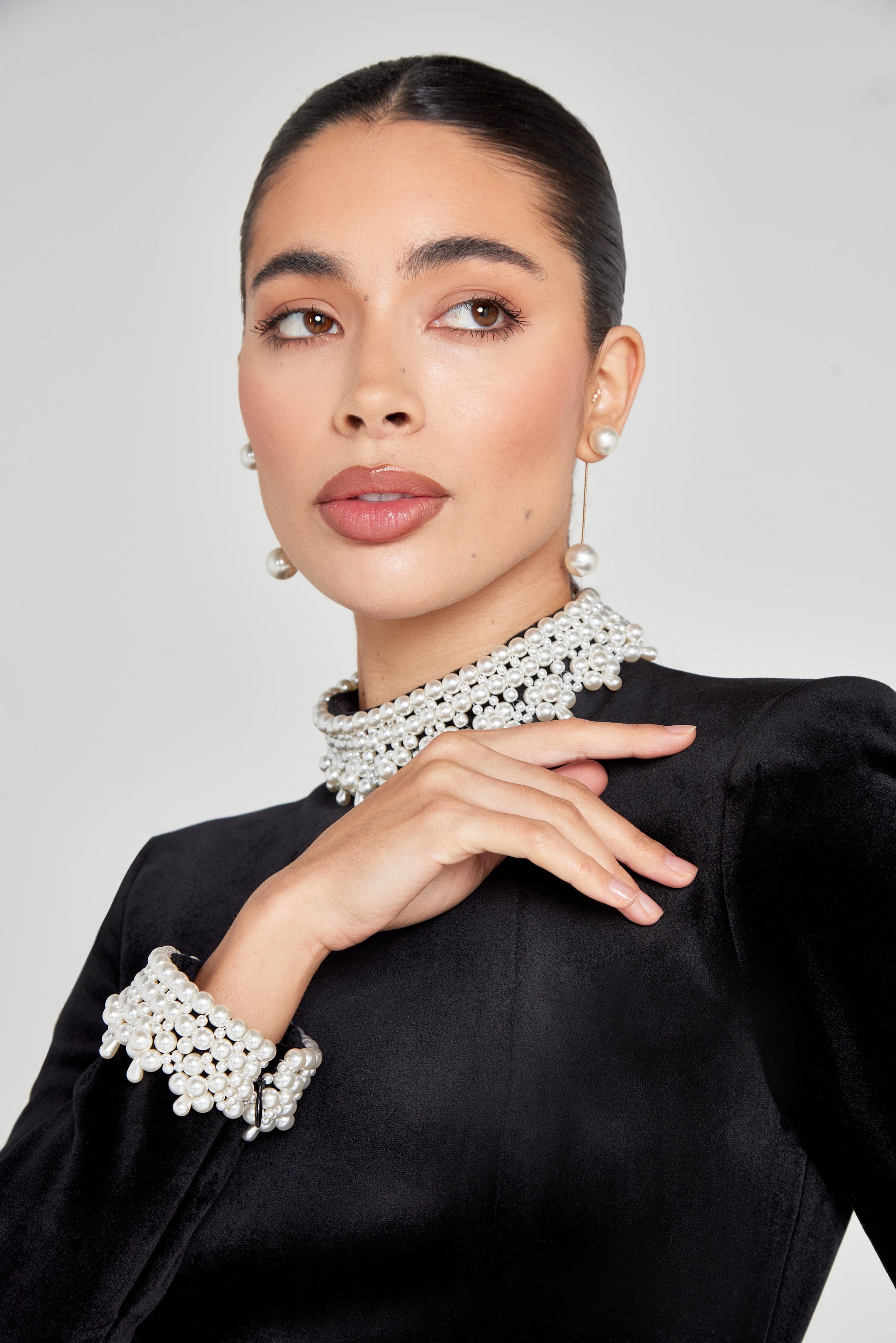 NADINE MERABI Dresses Audrina Black Dress