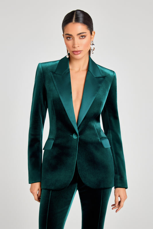 Blazer vert Béatrice